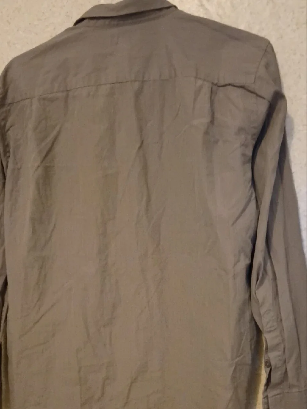 Banana Republic Men's Lightweight Shirt Jacket in Taupe/Gray